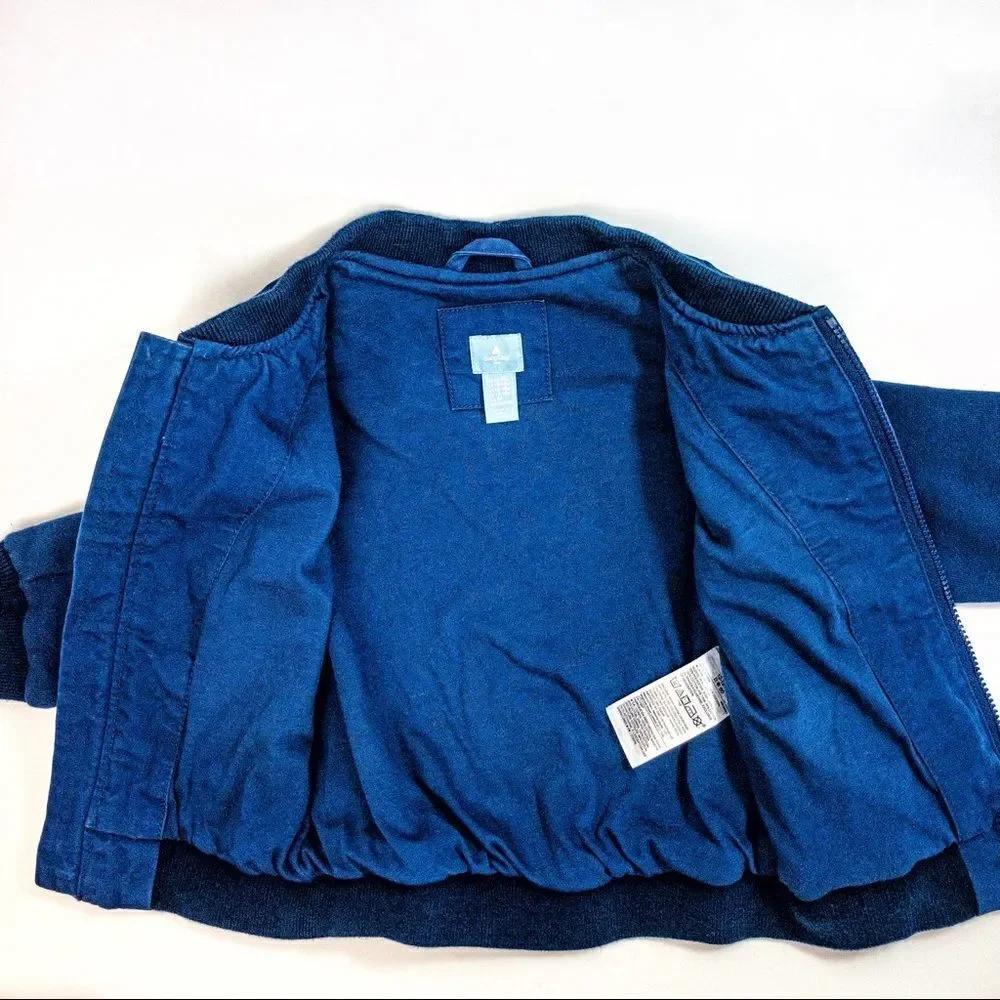 Baby Gap Blue Baseball Jacket Sz 12-18m